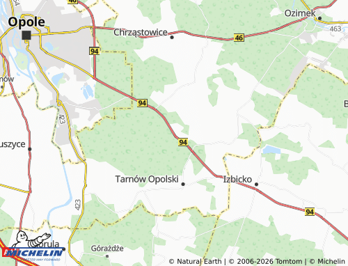 MICHELIN Walidrogi map - ViaMichelin