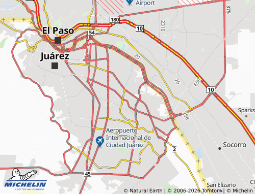 Mappa MICHELIN Misión de San José - ViaMichelin