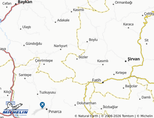 Mappa MICHELIN İkizler - ViaMichelin