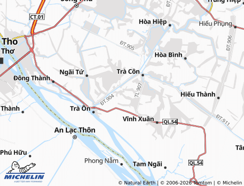 Carte MICHELIN Tân Mỹ - ViaMichelin