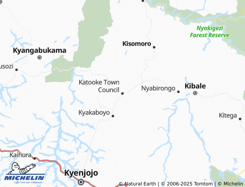 MICHELIN Katooke Town Council map - ViaMichelin