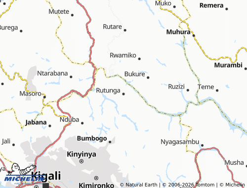 Mapa MICHELIN Rutunga - ViaMichelin