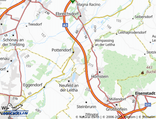 MICHELIN Landegg map - ViaMichelin