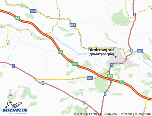 Carte MICHELIN Krum - ViaMichelin