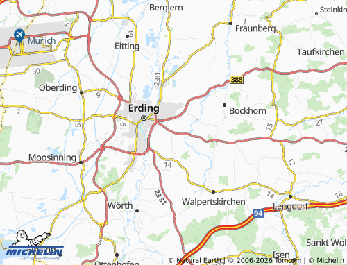 MICHELIN-Landkarte Ammersdorf - ViaMichelin