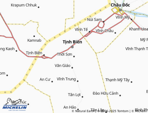 MICHELIN Thới Sơn map - ViaMichelin