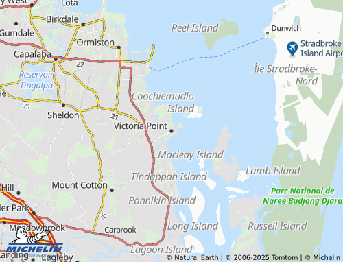 MICHELIN Victoria Point map - ViaMichelin