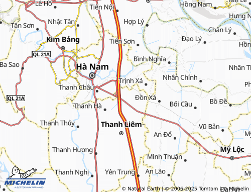 MICHELIN Liêm Tiết map - ViaMichelin