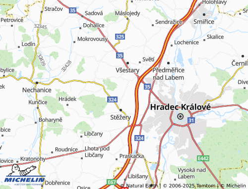 Mappa MICHELIN Chaloupky - ViaMichelin