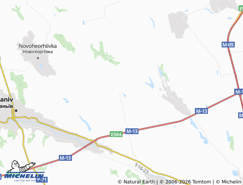 Mapa MICHELIN Petrivka - ViaMichelin