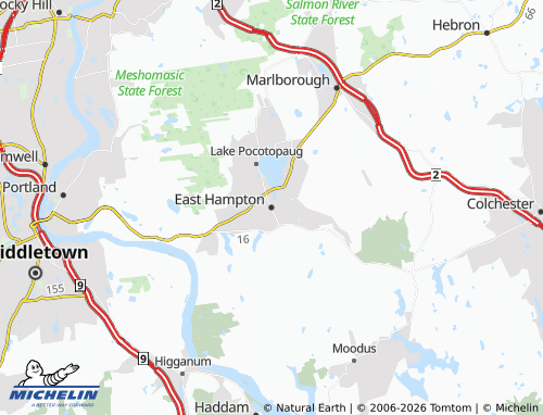 Mappa MICHELIN East Hampton - ViaMichelin