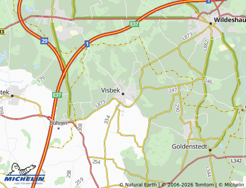 MICHELIN Visbek map - ViaMichelin