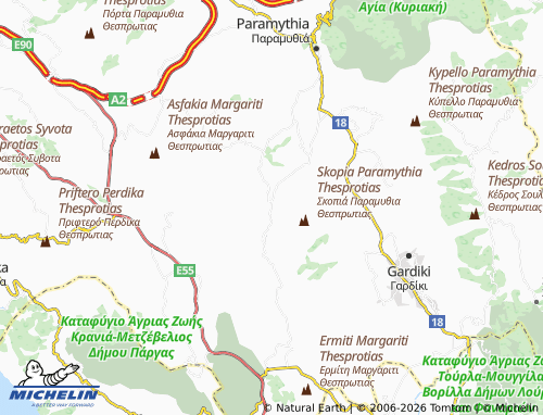 Mappa MICHELIN Karvounari - ViaMichelin
