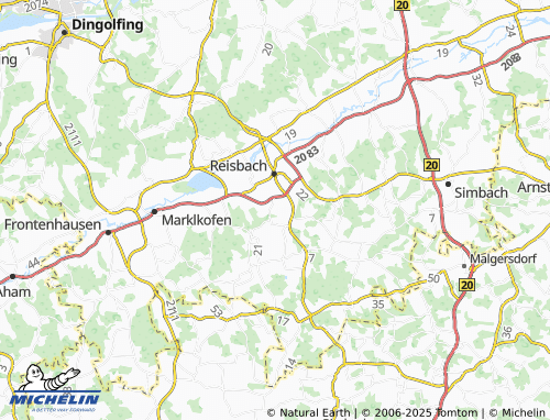 MICHELIN Reiseck map - ViaMichelin