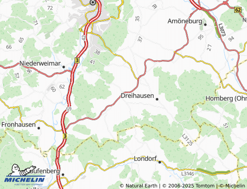 MICHELIN-Landkarte Ebsdorf - ViaMichelin