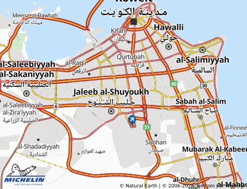 MICHELIN Al Farwaniya map - ViaMichelin