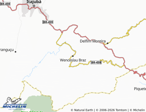 Mappa MICHELIN Wenceslau Braz - ViaMichelin