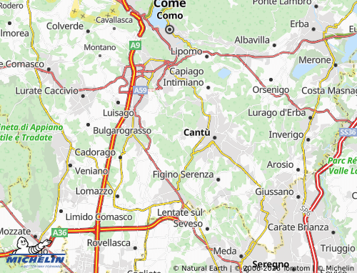 Mappa MICHELIN Cucciago - ViaMichelin