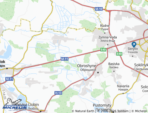 Mapa MICHELIN Bartativ - ViaMichelin