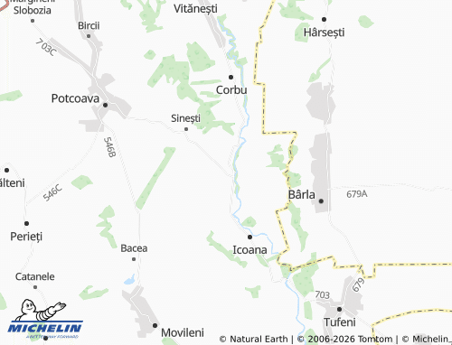 Mappa MICHELIN Ciurești - ViaMichelin
