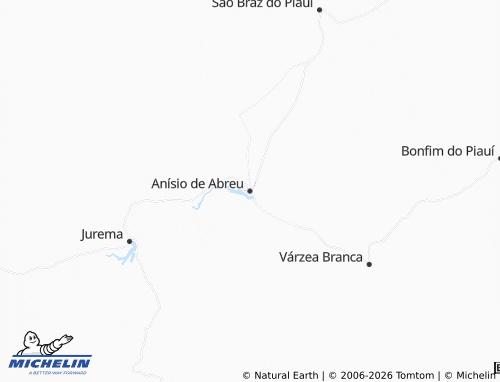 MICHELIN Anísio de Abreu map - ViaMichelin