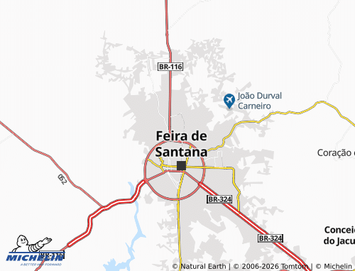 MICHELIN-Landkarte Cidade Nova - ViaMichelin