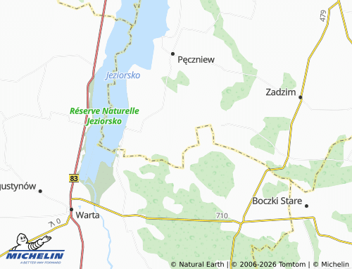 MICHELIN Jadwichna map - ViaMichelin