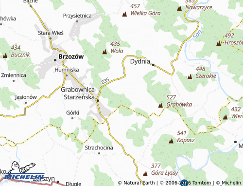 Carte MICHELIN Niebocko - ViaMichelin