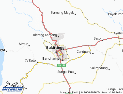 Mapa MICHELIN Campago Guguk Bulek - ViaMichelin