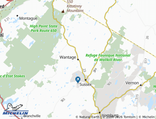 Carte MICHELIN Wantage - ViaMichelin