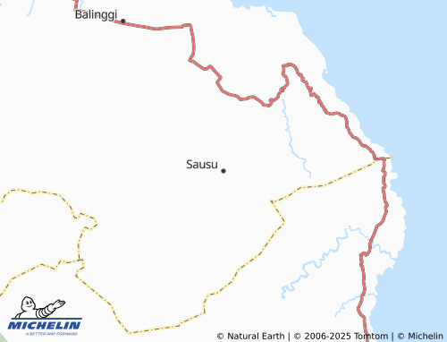 MICHELIN Sausu map - ViaMichelin
