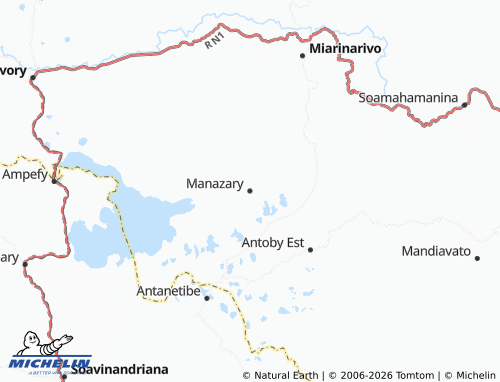 Mappa MICHELIN Manazary - ViaMichelin