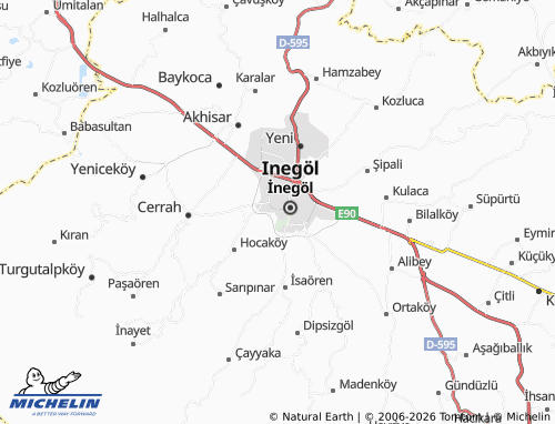 MICHELIN Kemalpaşa map - ViaMichelin