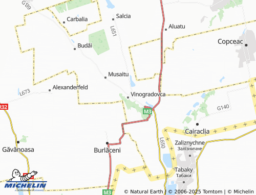 MICHELIN Vinogradovca map - ViaMichelin