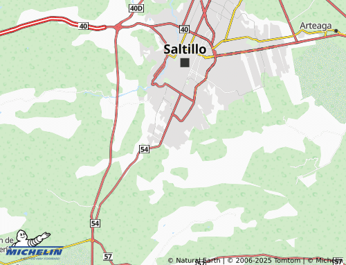 MICHELIN Colinas de San Lorenzo map - ViaMichelin