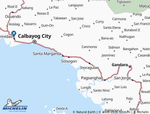 MICHELIN Lambao map - ViaMichelin