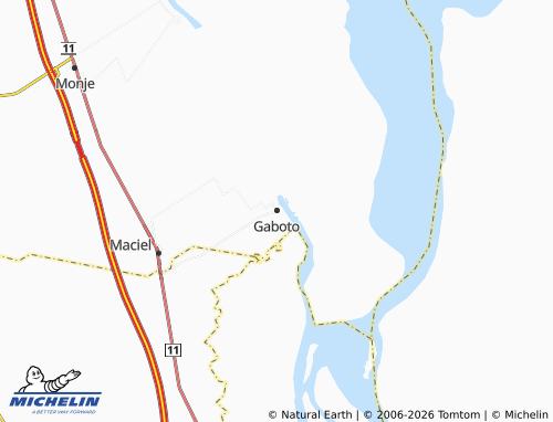 MICHELIN Gaboto map - ViaMichelin