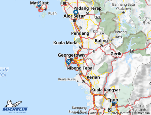 MICHELIN-Landkarte Daerah Utara - ViaMichelin