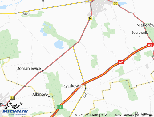 MICHELIN Gzinka map - ViaMichelin