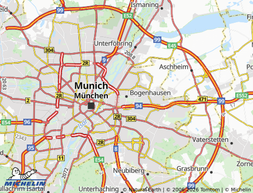 MICHELIN Bogenhausen map - ViaMichelin
