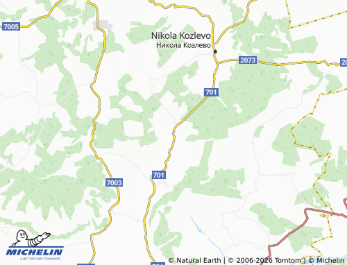 Carte MICHELIN Harsovo - ViaMichelin