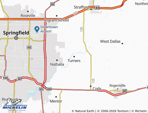 Mapa MICHELIN Turners - ViaMichelin