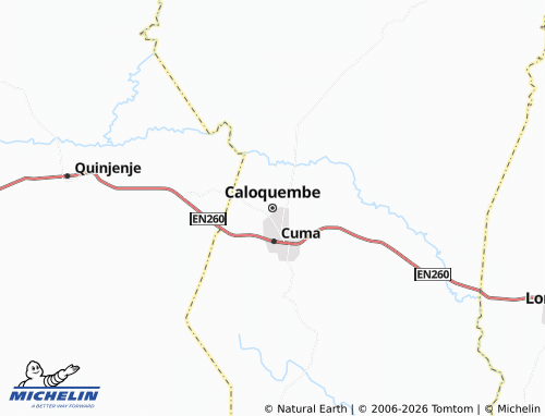 Mappa MICHELIN Caloquembe - ViaMichelin