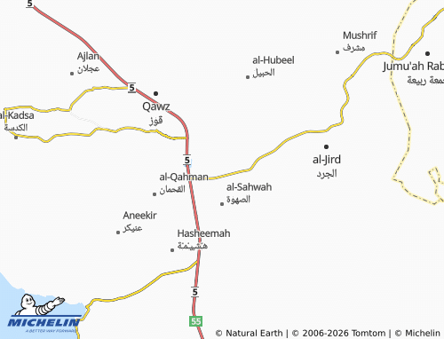 MICHELIN-Landkarte thulatha' ybatan - ViaMichelin