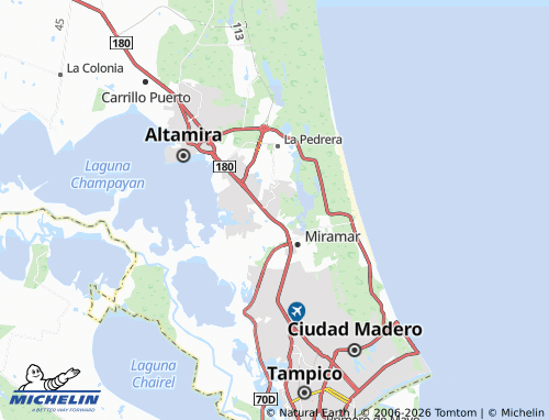 Mappa MICHELIN Francisco I Madero - ViaMichelin