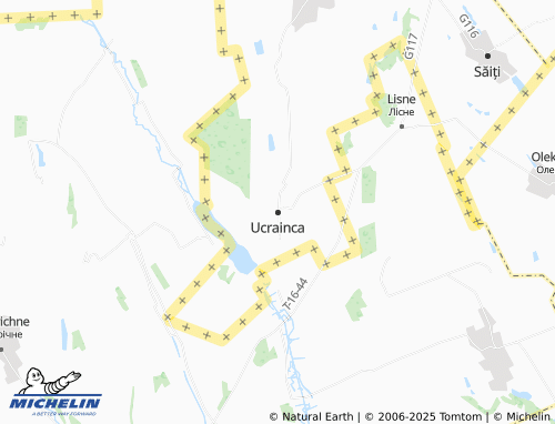 MICHELIN Ucrainca map - ViaMichelin