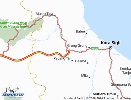 MICHELIN Leuhob Paloh map - ViaMichelin