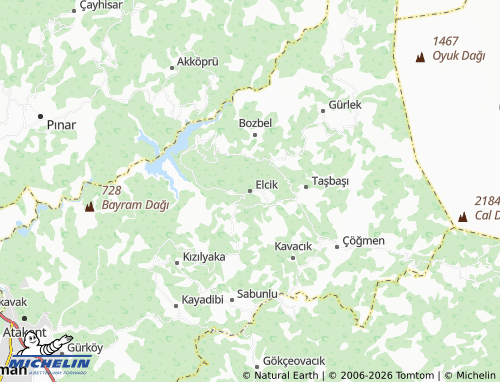 Mappa MICHELIN Elcik - ViaMichelin