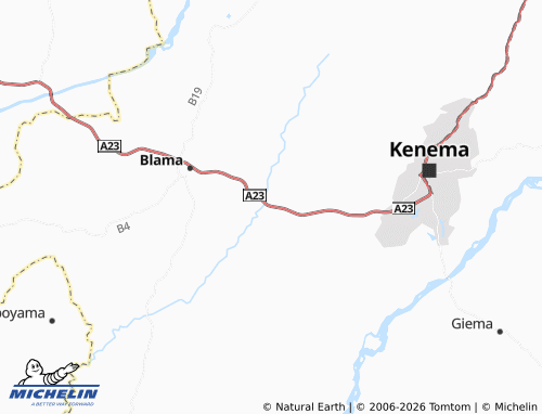 MICHELIN Silabu map - ViaMichelin