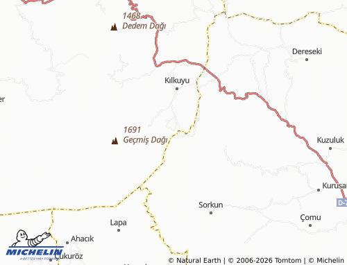 MICHELIN Ahmetoğlu map - ViaMichelin
